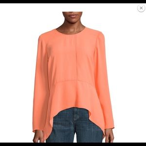 Long Sleeve Sharkbite Hem Top